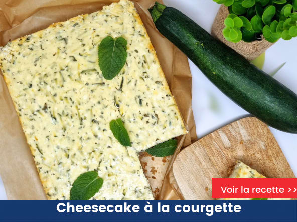 Cheesecake à la courgette